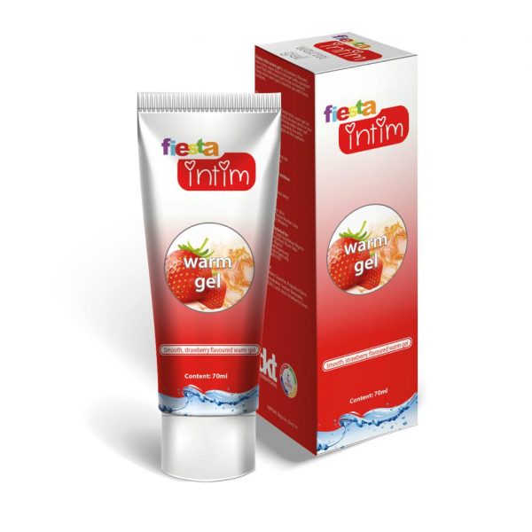 Fiesta Intim Warm Gel Smooth Strawberry Flavoured Lubricant