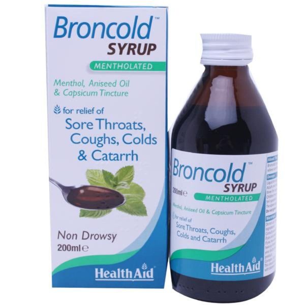 HealthAid Broncold Mentholated Syrup, 200ml