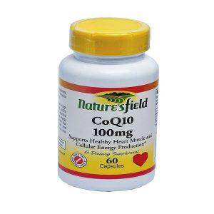 Natures Field CoQ10 100mg Softgels, 60 Softgels