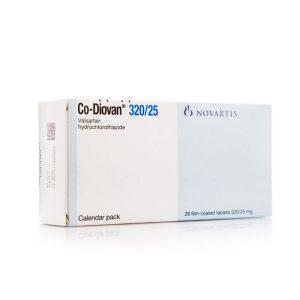 Co-Diovan 320/25mg Tablets, 28 Tablets