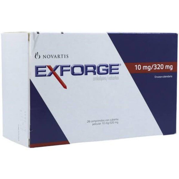 Exforge 10/320mg Tablets, 28 Tablets