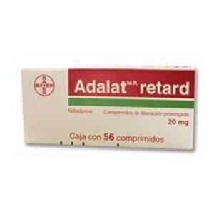 Adalat Retard 20mg Tablets, 60 Tablets