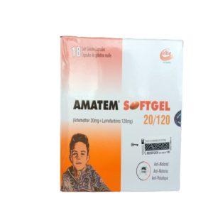 Amatem Soft Gel - 20/120mg, 18 Soft Gel