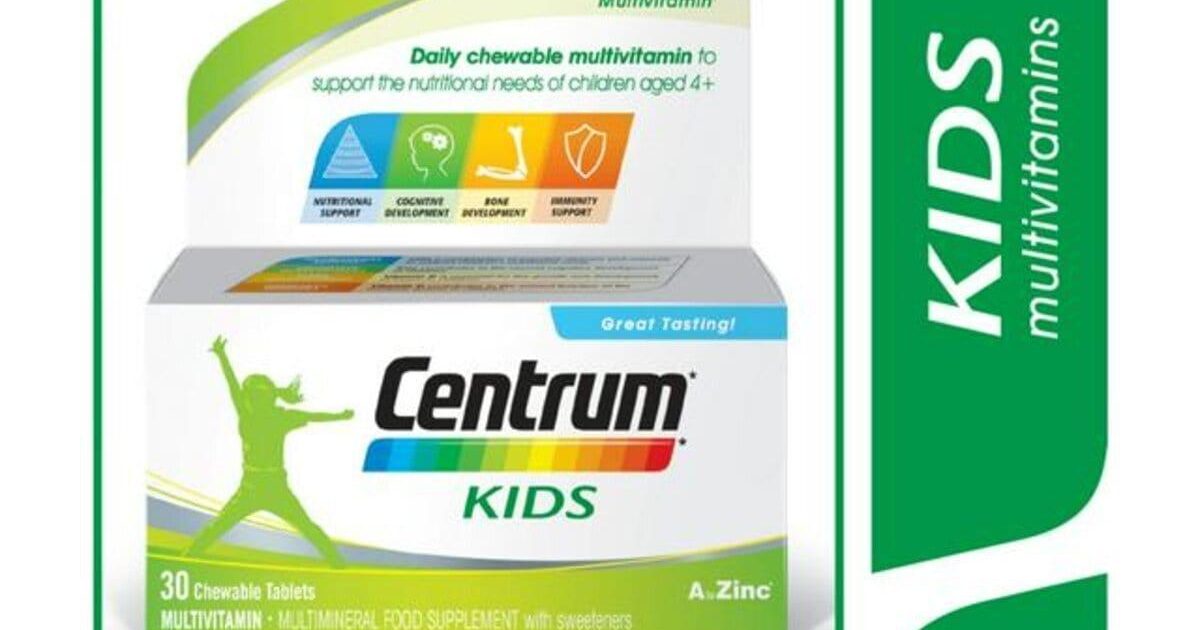 Centrum Kids Multivitamins & Minerals, 30 Tablets - Asset Pharmacy