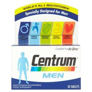 Centrum Men Multivitamin Tablets, 30 Tablets