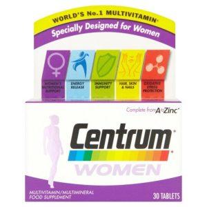 Centrum Women Multivitamin & Minerals, 30 Tablets