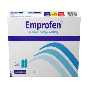 Emprofen 400mg Softgel - Ibuprofen 400mg, 10 Softgels