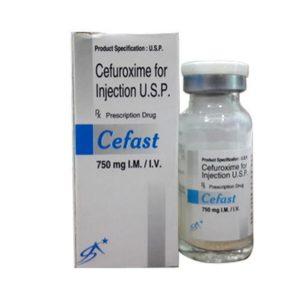 Cefuroxime Injection - 750mg Powder for Injection, 1 Vial