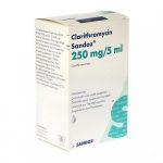 Clarithromycin 250mg Suspension, 70ml