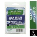 Vapour Candle Wax Melts, 6 Wax Melts for Wax Warmers & Burners