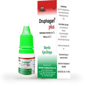 Druphagan Plus Eye Drops - Brimonidine Timolol, 5ml