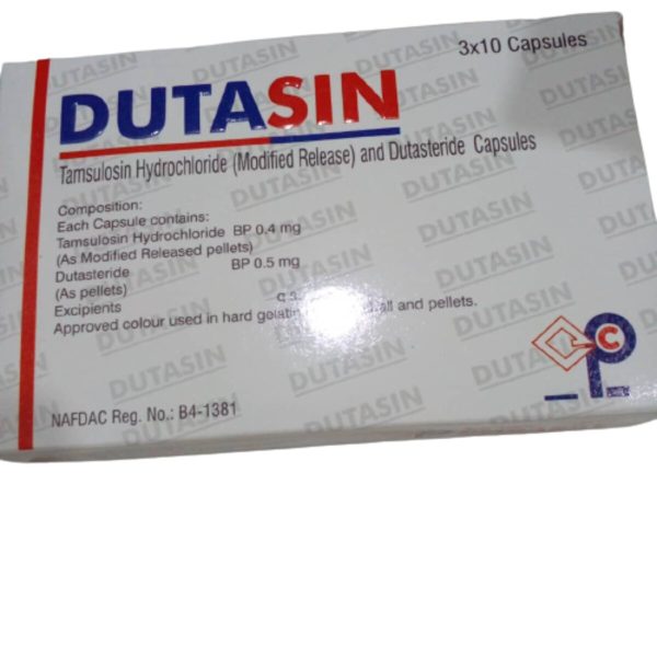 Dutasin Capsules - Dutasteride Tamsulosin hydrochloride, 30 Capsules