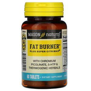 Mason Natural Fat Burner Plus Super Citrimax, 60 Tablets