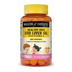 Mason Natural Healthy Kids Cod Liver Oil With Vitamin D Chewables, 100's