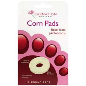 Carnation Corn Pads Round - Round Shaped Pad, 12 Pads