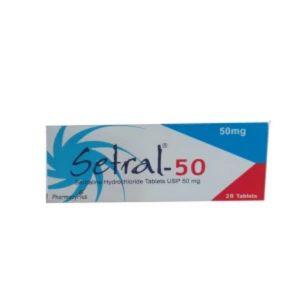 Setral 50mg Tablets - Sertraline 50mg, 28 Tablets