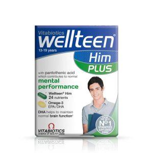 Vitabiotics Wellteen Him Plus Tablets, 56 Tablets Capsules