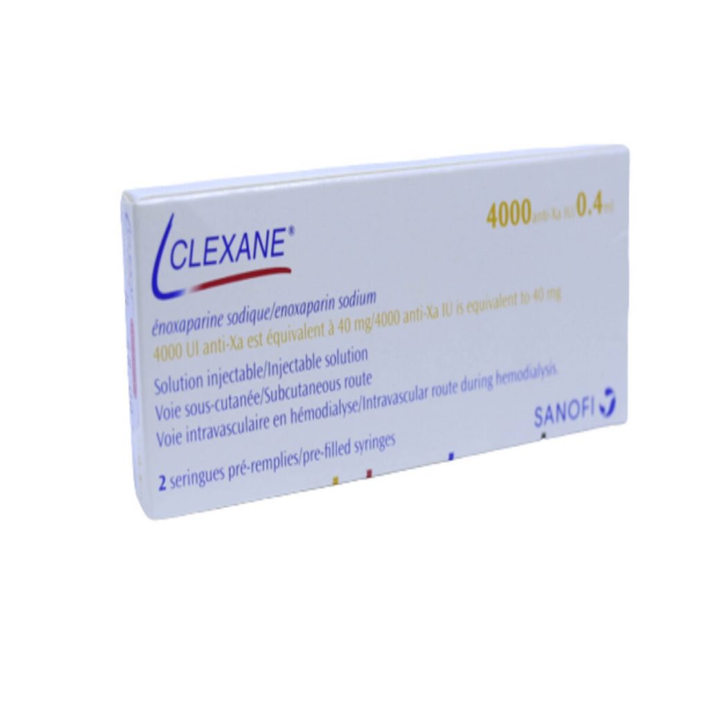 Clexane 4000iu - Enoxaparin 40mg/0.4ml, 2 Syr - Asset Pharmacy