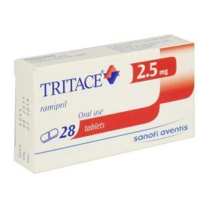 Tritace 2.5mg Tablets - Ramipril Tablets, 28 Tablets