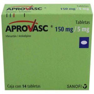 AproVasc 150mg/5mg - Irbesartan Amlodipine, 28 Tablets