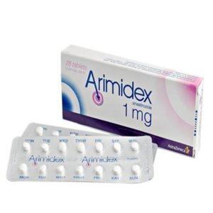 Arimidex 1mg Tablets- Anastrozole 1mg, 28 Tablets