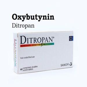 Ditropan 2.5mg Tablets - Oxybutylin 5mg, 84 Tablets