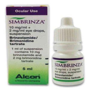 Simbrinza Eye Drops - Brinzolamide Brimonidine, 5ml