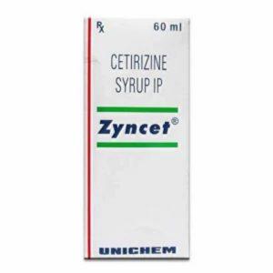 Zyncet Syrup - Cetirizine Syrup, 60ml