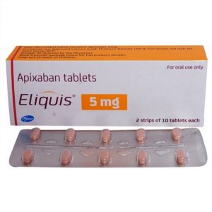 Eliquis 5mg Tablets - Apixaban 5mg, 10 Tablets