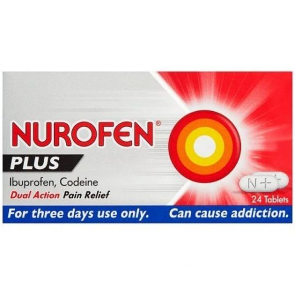 Nurofen Plus Tablets - Ibuprofen Codeine Tablets, 24 Tablets