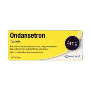 Ondasetron 4mg Tablets, 10 Tablets