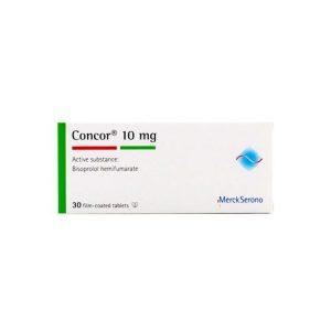 Concor 10mg - Bisoprolol Fumarate Tablets, 30 Tablets