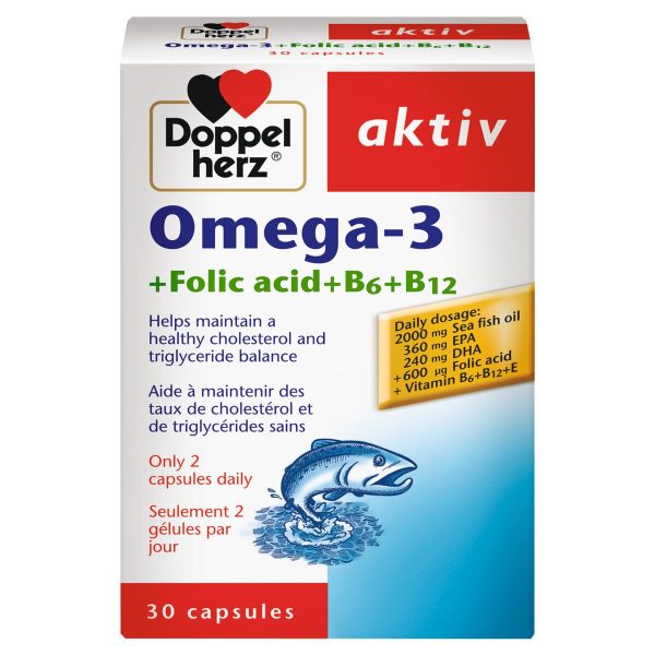 Doppelherz Aktiv Omega-3 Capsules, 30 capsules