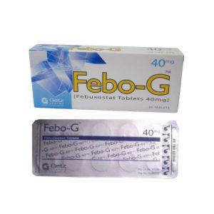 Febo-G 40mg - Febuxostat Tablets, 20 Tablets