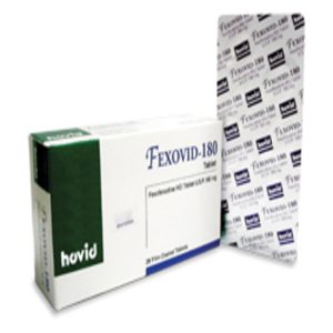 Fexovid 180mg - Fexofenadine 180mg Tablets, 7 Tablets