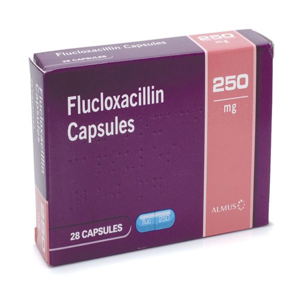 Flucloxacillin 250mg Capsules, 28 Capsules