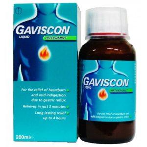 Gaviscon Liquid Peppermint Flavour - Heartburn & Indigestion Relief, 200ml