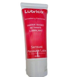 Lubrica Intimate Lubricant - Sensual Pleasure Lube, Strawberry Flavour 60ml