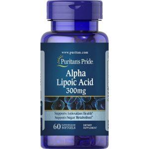 Puritan's Pride Alpha Lipoic Acid 300mg Capsules