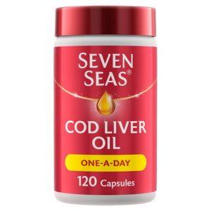 Seven Seas Cod Liver Oil One A Day Capsules, 120 capsules