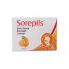 Sorepils Lozenges - Sore throat & Cough Lozenges orange flavour