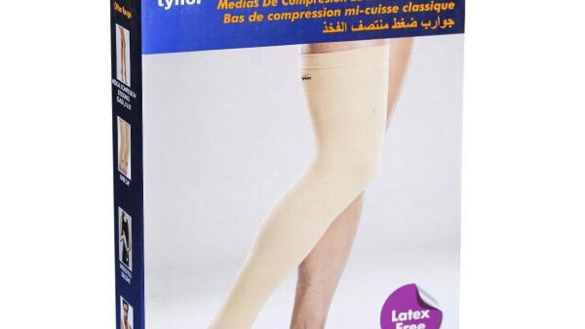 Buy Tynor I78 - Small, Compression Garment for Wide Leg Mid Thigh Open Toe  Pair Online at Best Prices in India