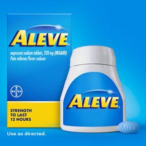 Aleve 220mg Caplets - Naproxen 220mg, 24 Caplets