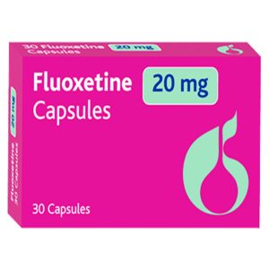 Fluoxetine 20mg Capsules, 30 capsules