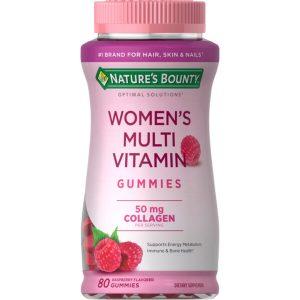 Nature's Bounty Multivitamin Gummies with Collagen, 80 Gummies