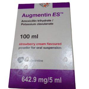 Augmentin ES Oral Suspension 642.9mg5ml, 100ml