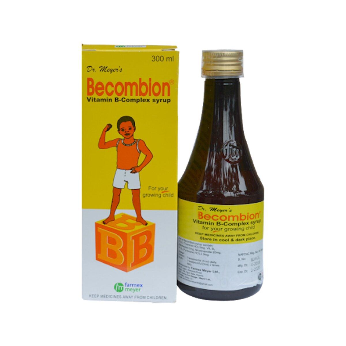 Becombion Syrup - Vitamin B Complex Syrup, 300ml