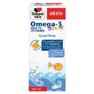 Doppelherz Omega-3 Junior Multivitamin Syrup, 250ml