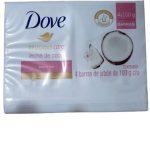 Dove Delicious Care Coconut Milk Beauty Cream Bar Soap, 4 x 100g