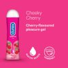 Durex Play Cherry Gel - Water Based Cherry Lubricant Gel, 100ml